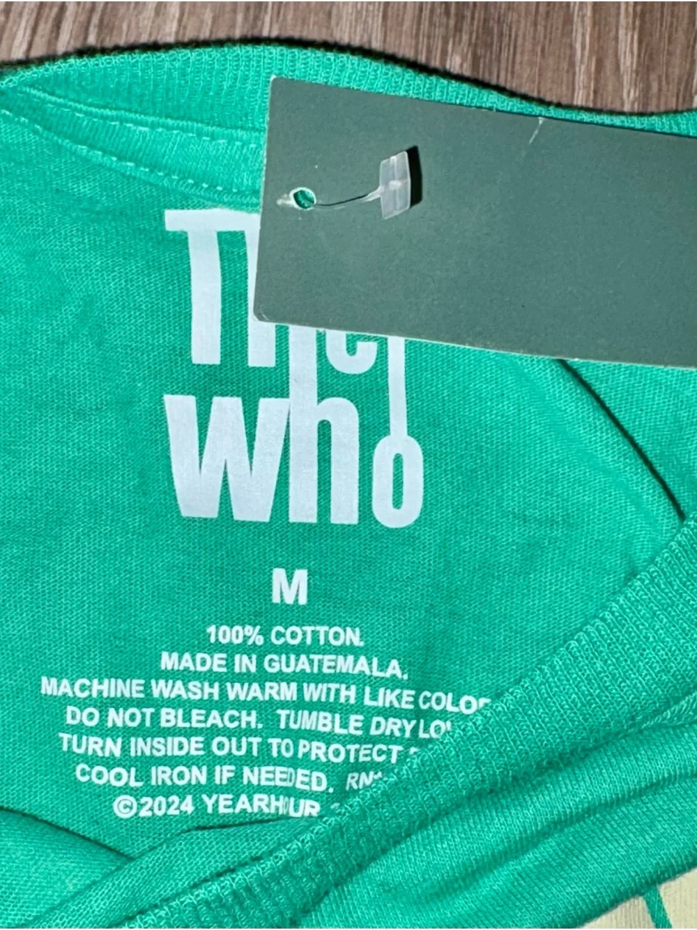 The Who Green Graphic Tee for Men